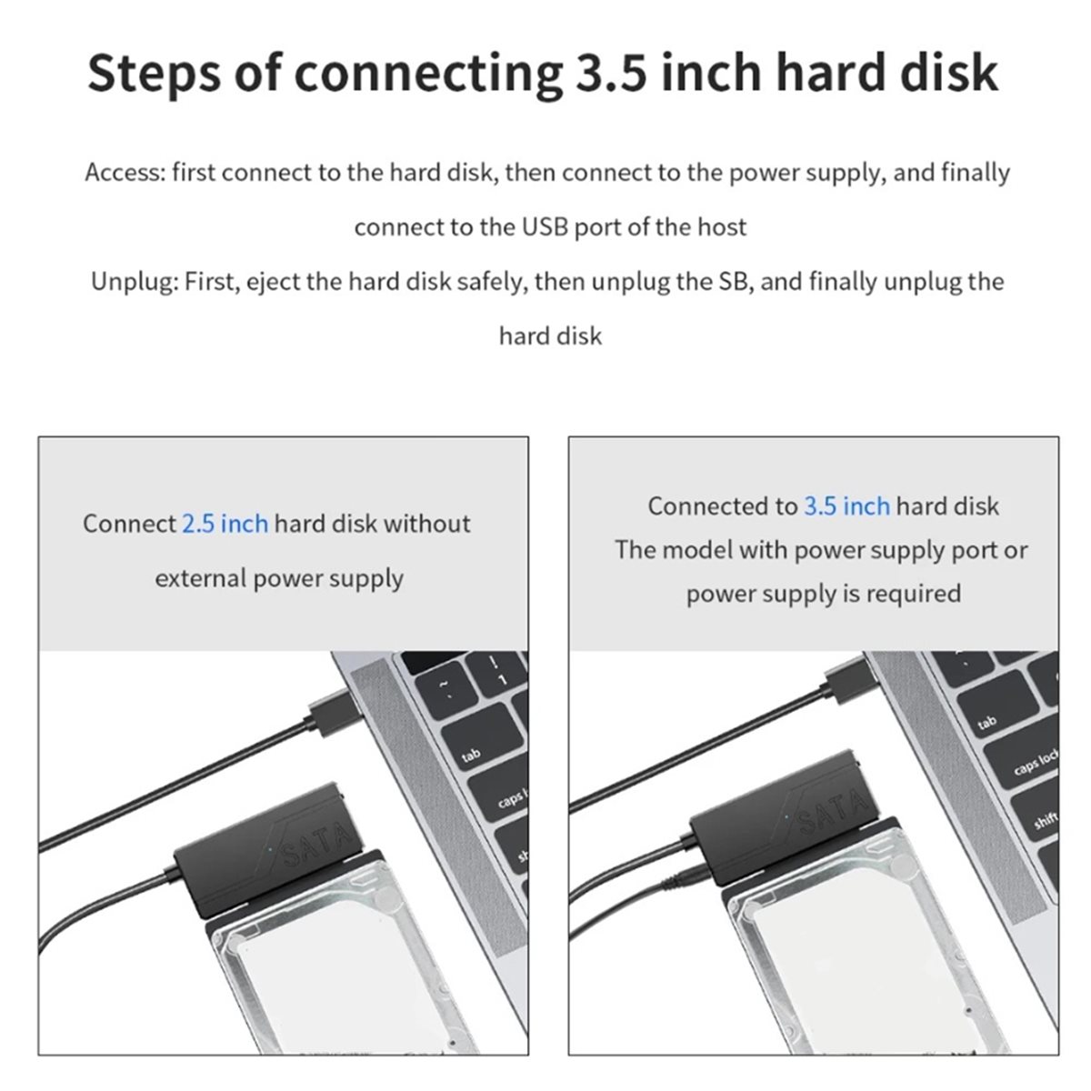 External Ssd - SWXF SATA naar USB 3.0 adapterkabel