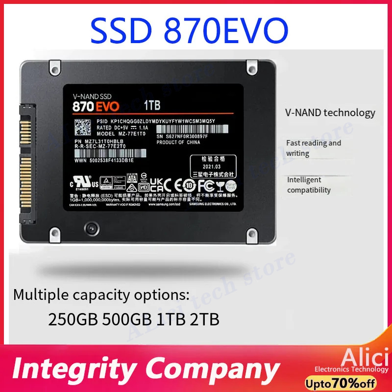 Originele SSD VOOR Samsung 870 - Samsung Ssd recensie en prijs