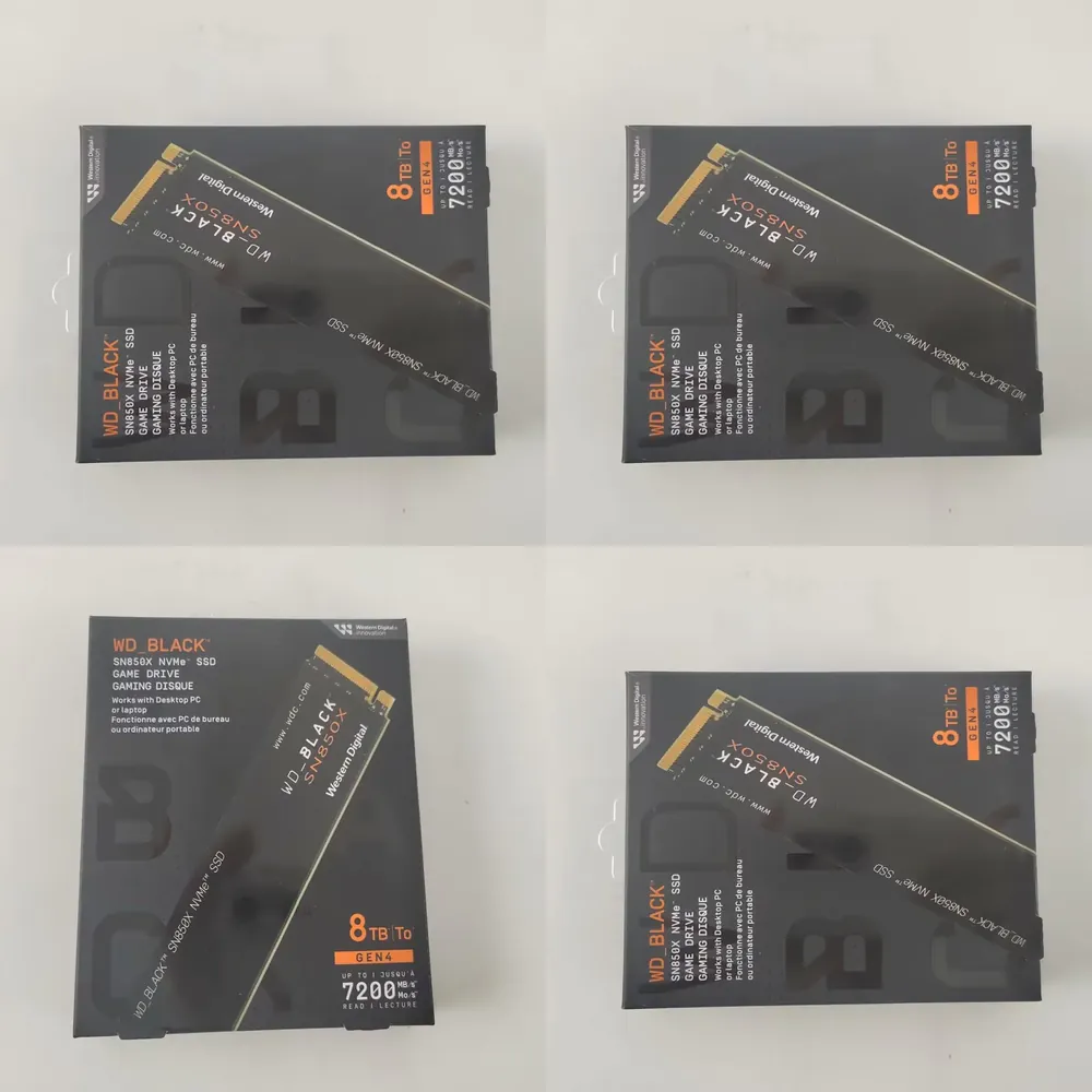 Nieuwe WD_BLACK SN850X 8TB NVM - M.2 Ssd recensie en prijs